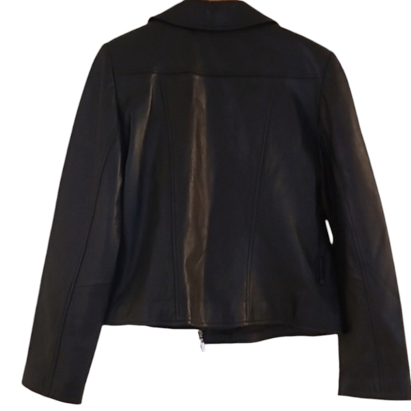 Leather Moto Jacket - Picture 2 of 4